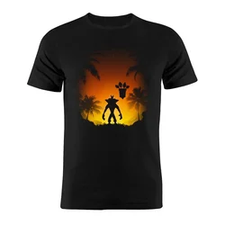 Watercolor Crash Bandicoot Funny Childhood Memory Nostalgia Artwork Drawing Printed Tee Men's T Shirt  graphic t shirts