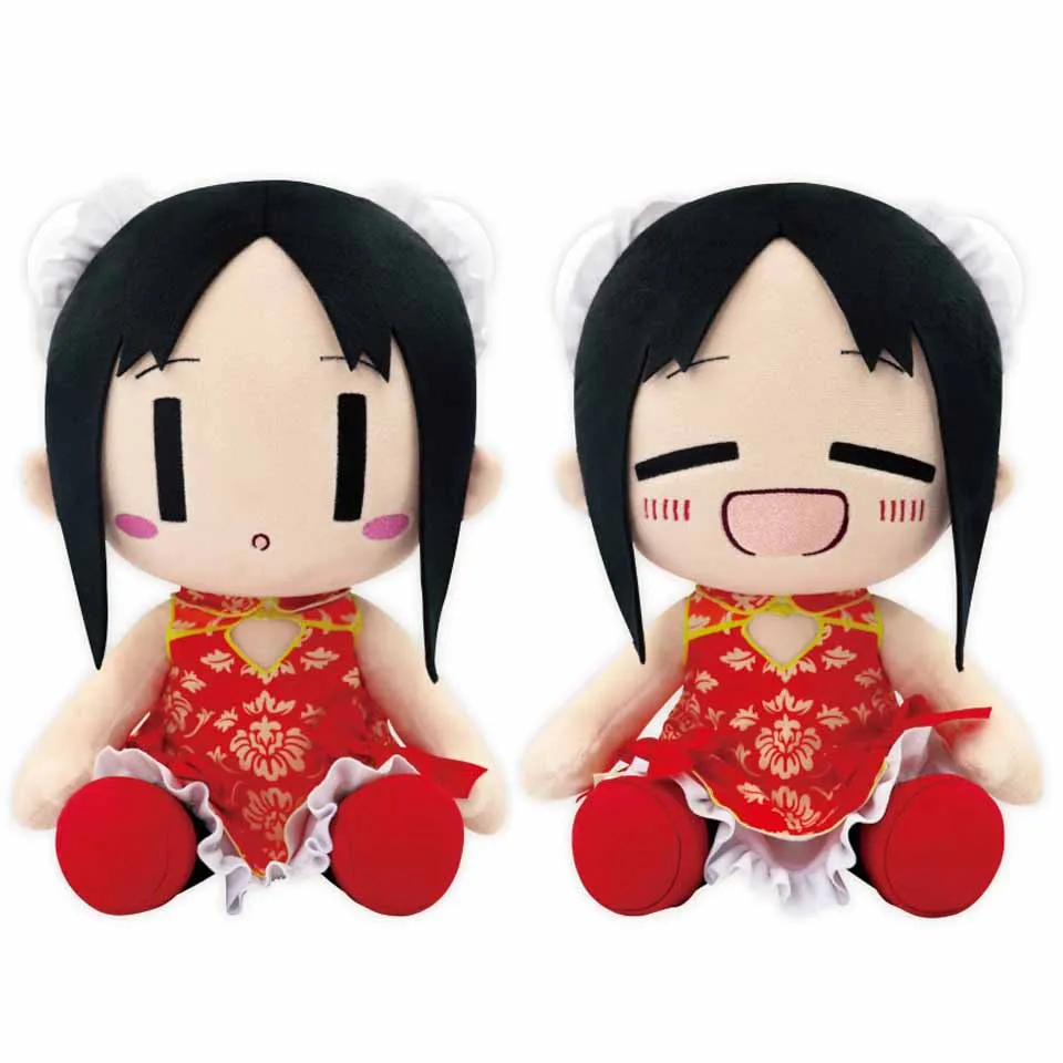 

Cute Japan Anime Kaguya-sama Love is War Shinomiya Kaguya China Dress Big Plush Plushes Stuffed Pillow Doll Toy 30cm Kids Gifts