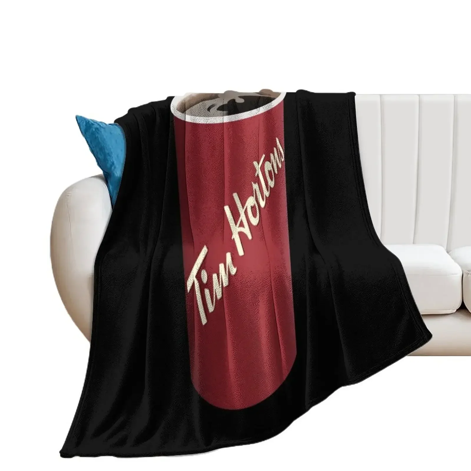 

Tim Hortons Cup Throw Blanket warm winter Multi-Purpose Decorative Sofas Blankets