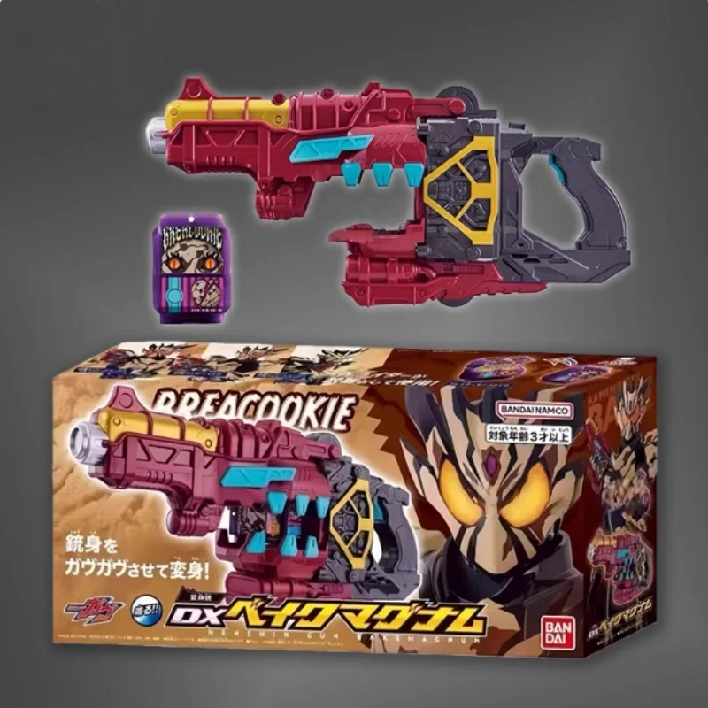 Original Bandai Kamen Rider Gavan Dx arma transformadora brazos almacenamiento de galletas rotas coleccionable Anime figura de acción modelo juguetes regalo