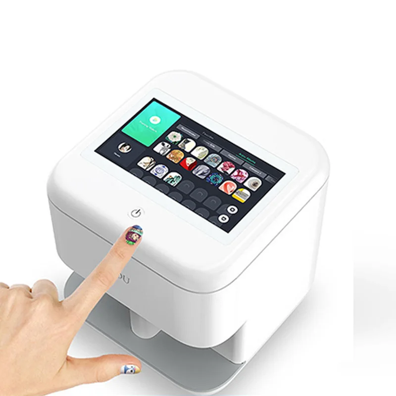 Digital Mobile Nail Art Printer Nail Gel Polish 5 Fingers Digital Machine Accessories Set Power Modern Fast Printing Auto Wifi