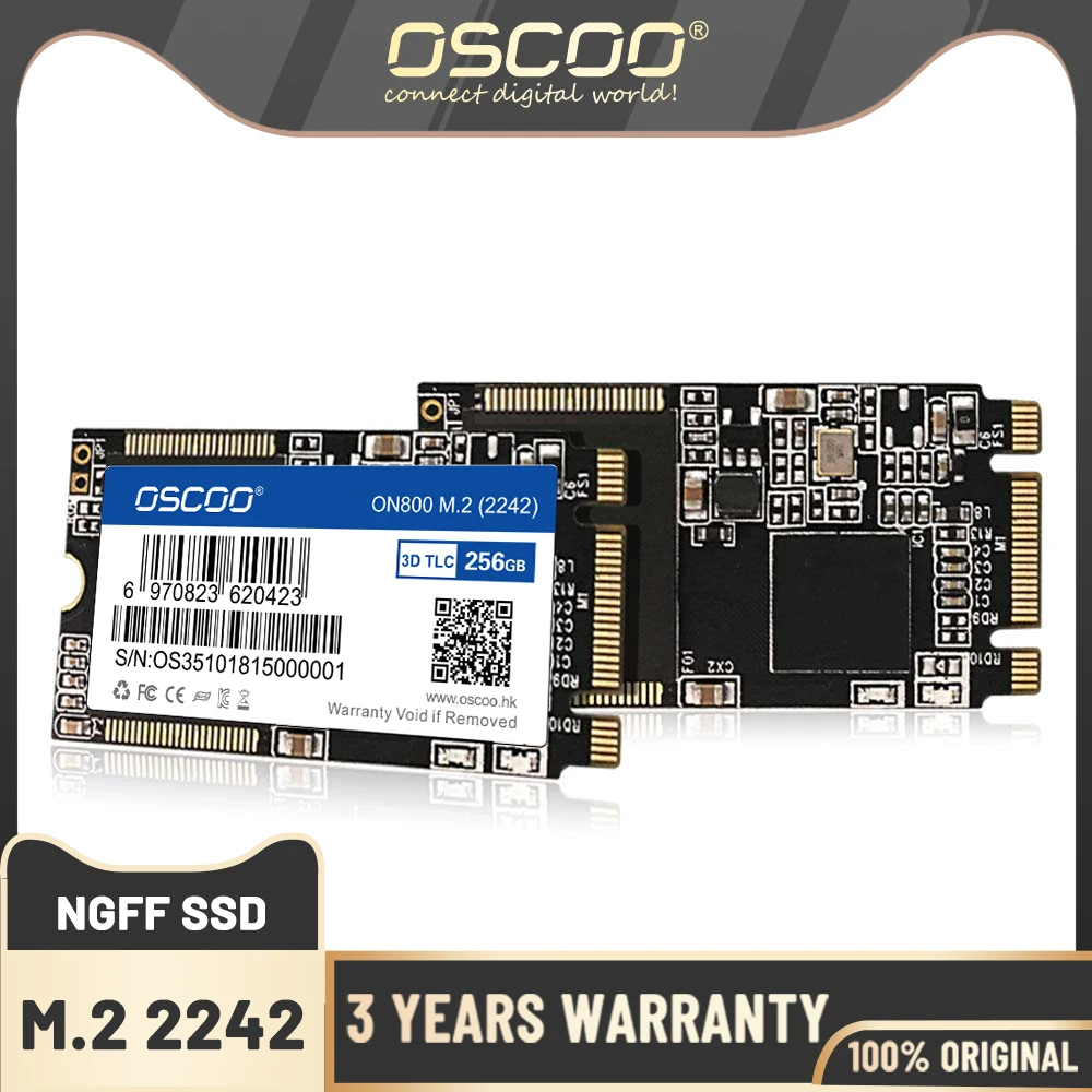 OSCOO SSD m2 2242 SSD sata NGFF 128GB 256GB m.2 ssd 512gb 1TB hdd for Laptop and All-in-one PC