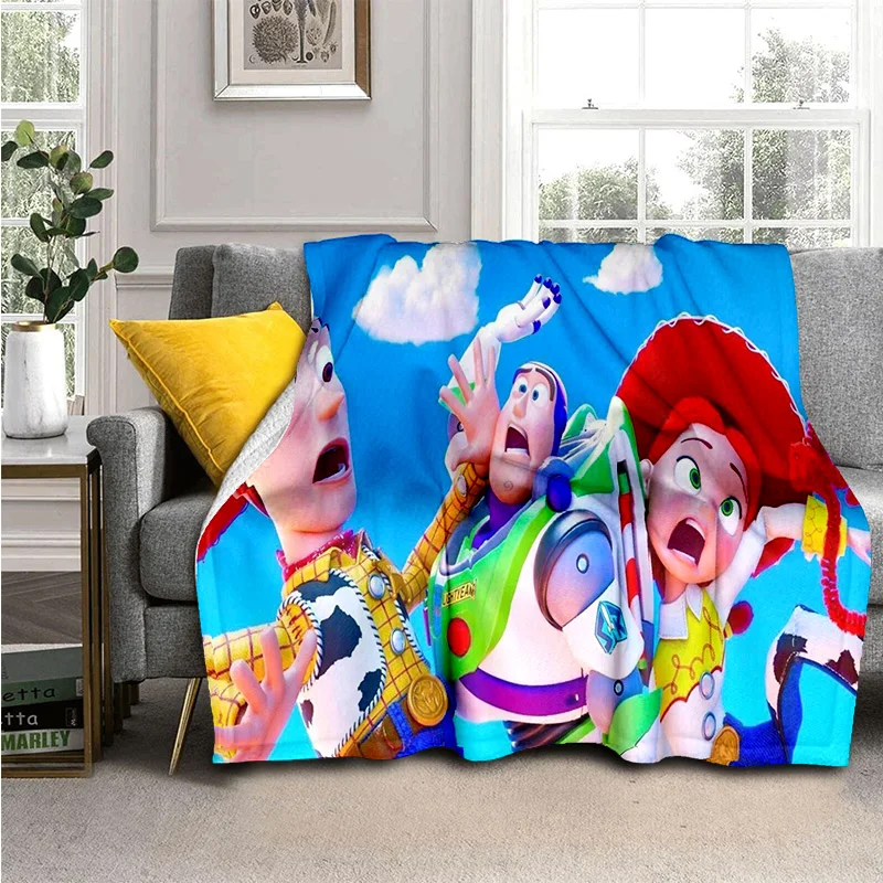 3D Toy Story Disney Cartoon Soft coperte, Keep Warm Throw coperta coperta comoda per letti da Picnic divano Home Bedroom Kid Gift