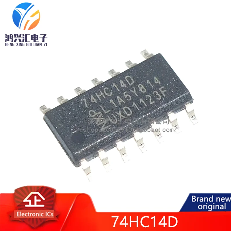 (10pcs)Original genuine 74HC14 74HC14D SOP-14 narrow body 3.9mm hexainverter