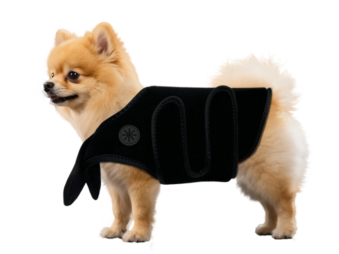 Wearable Wrap-style Pain Relief Accelerates Wound Healing for Animals Red Light Therapy and Infrared Pet Clothes