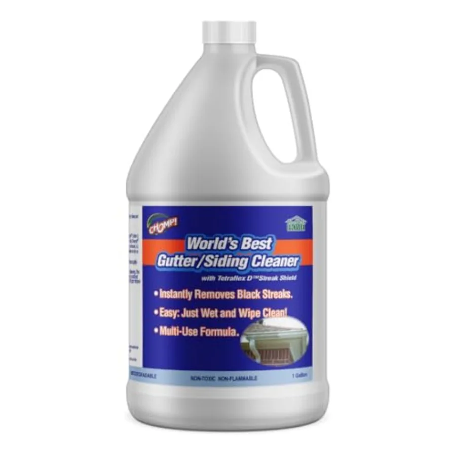 CHOMP! World's Best Gutter Cleaner: Ultimate Gutter Cleaning Solution for All Types of Rain Gutters Siding and Metal Trim - Ins