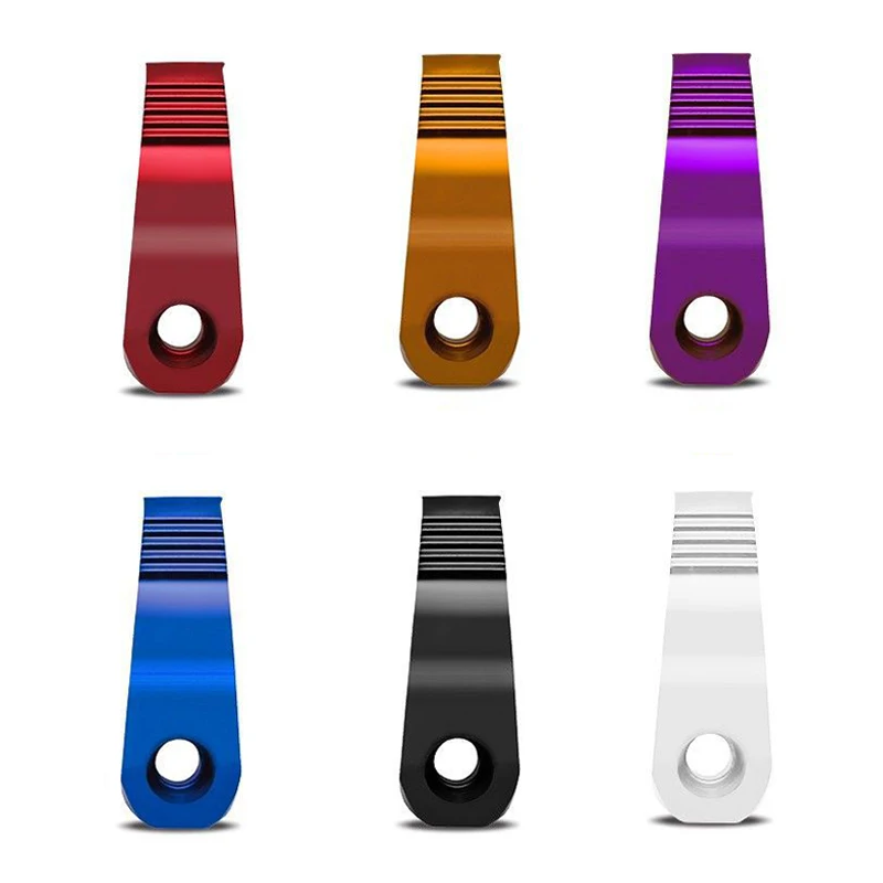 Nuevo gancho universal para motocicletas, hecho de aleación de aluminio, para colgar el casco, con un solo orificio, ideal para motocicletas de cross, scooters eléctricos y motocicletas en general.