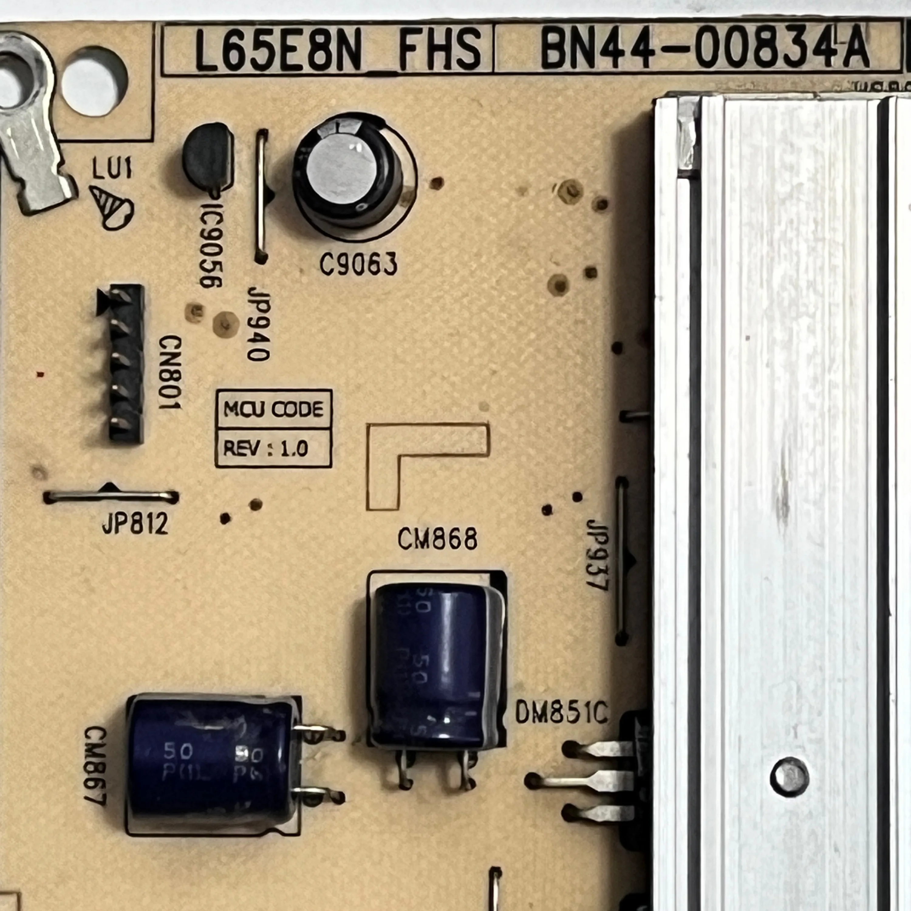 Genuine Original TV Power Supply Board L65E8N_FHS BN44-00834A Works Normally And Is For LCD TVs UA65JS8000KXXM TV Accessories