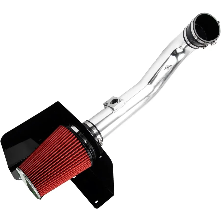 Lufteinlass-Set, Kaltluft-Ansaugrohr-Set, Ersatz für 2009–2013 Silverado 1500 Sierra 1500 5,3 l/6,0 l V8 2009–2013 Escalade/Av