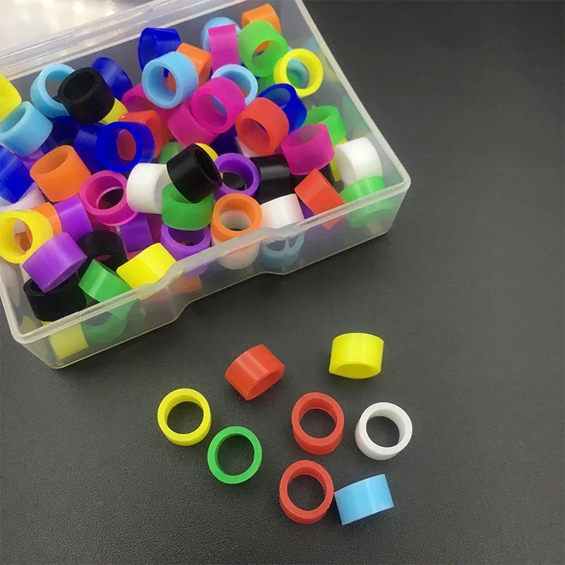 100Pcs/box Dental Silicone Code Rings Autoclavable Color Code Rings Dentistry Materials