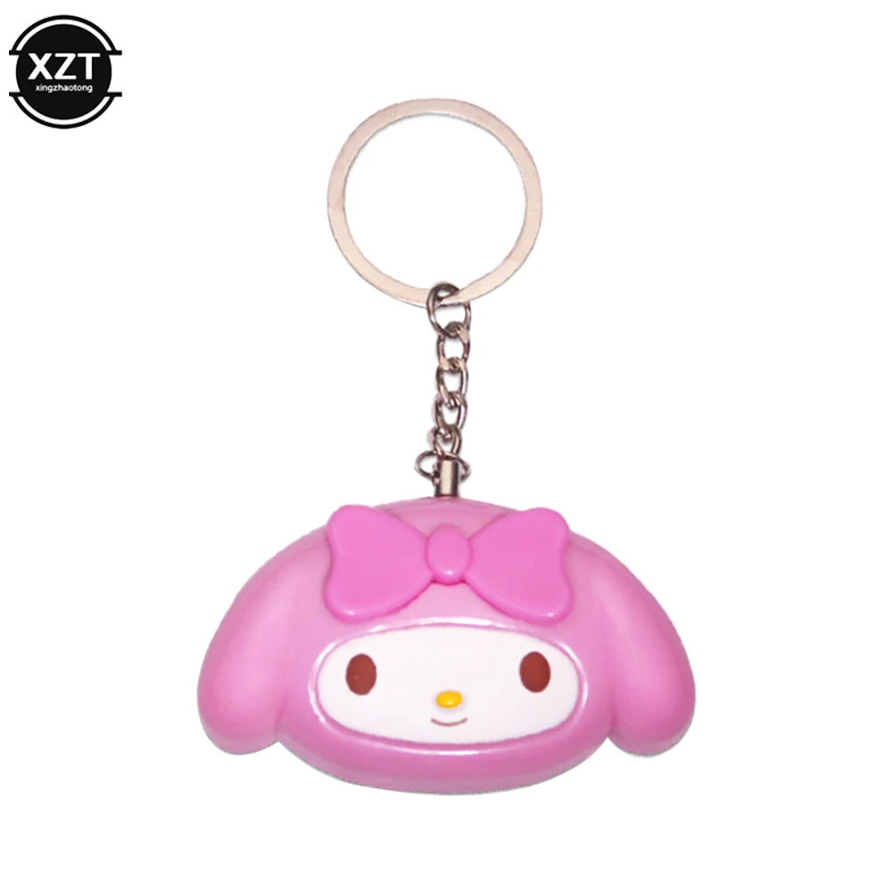 Cute Mini Self Defense Alarm Keychain Personal Security Alarm Anti Attack Emergency Electronic Siren