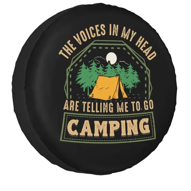 Juste de protection de roue de voiture de camping, adaptée aux amateurs d'aventure Suzuki Mitsubish, protecteurs de roue SUV, camping-car, drôle, Go, 14