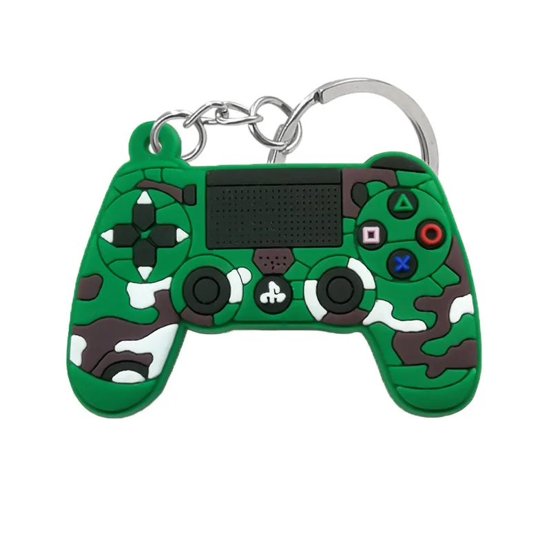1PCS PVC New Style Game Machine Keychain & Keyring Cute Gamepad Joystick Chain Keychains Bag Car Hanging Fit Men Boy Keys 2022