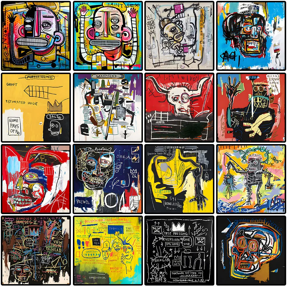 

Street Graffiti Pop Abstract Character Wall Art Posters Modern Home Room Decoration Canvas Painting Mural Pictures Print Artwork