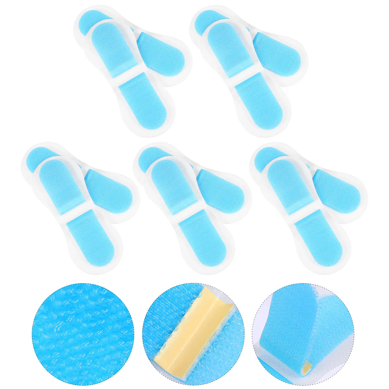 10Pcs Fixing Catheter Straps Grade Reusable Universal Leg Bands for Urine Bag Secure Positioning Easy Adjust Home Use