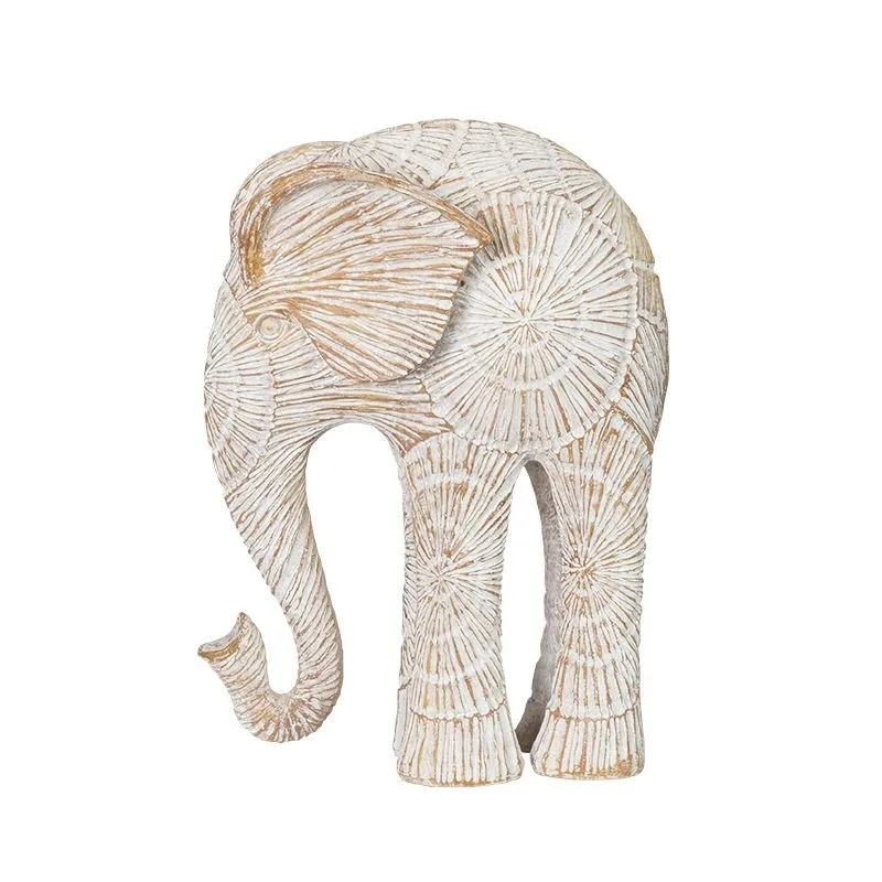 French ornament elephant sculpture desktop decoration