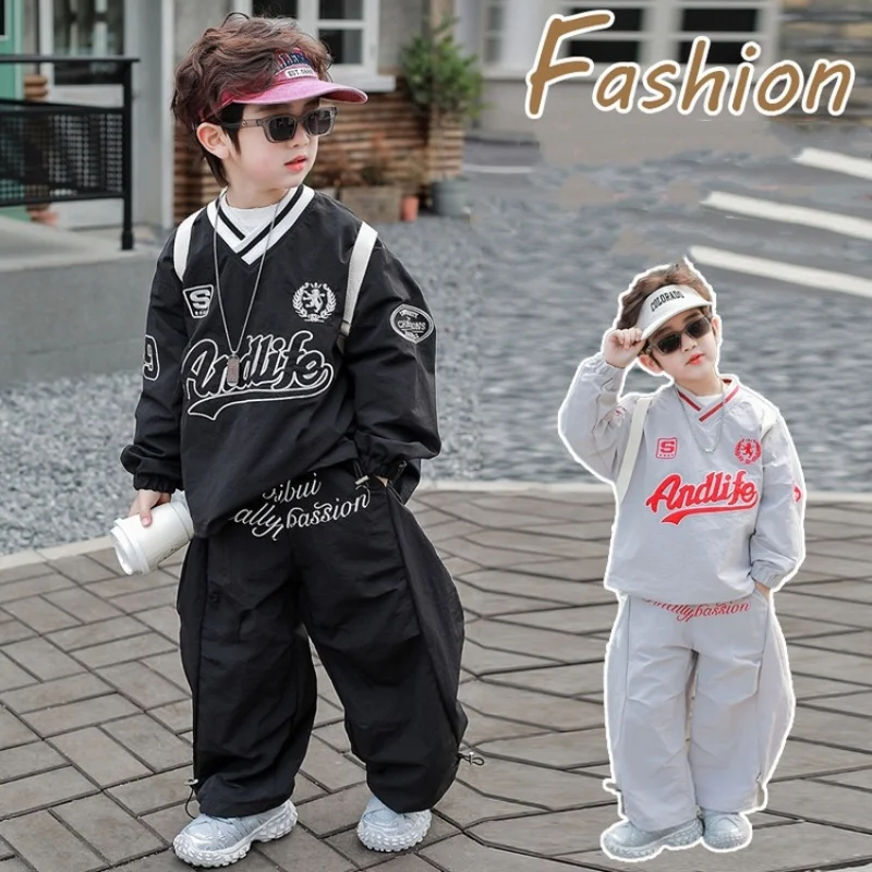 

Boy Clothes Set Size 2-11Y Kids Pullover Top+Pants Bottom Suit Child Clothing Sets Toddle Boy Casual Fashion Street Style Sets
