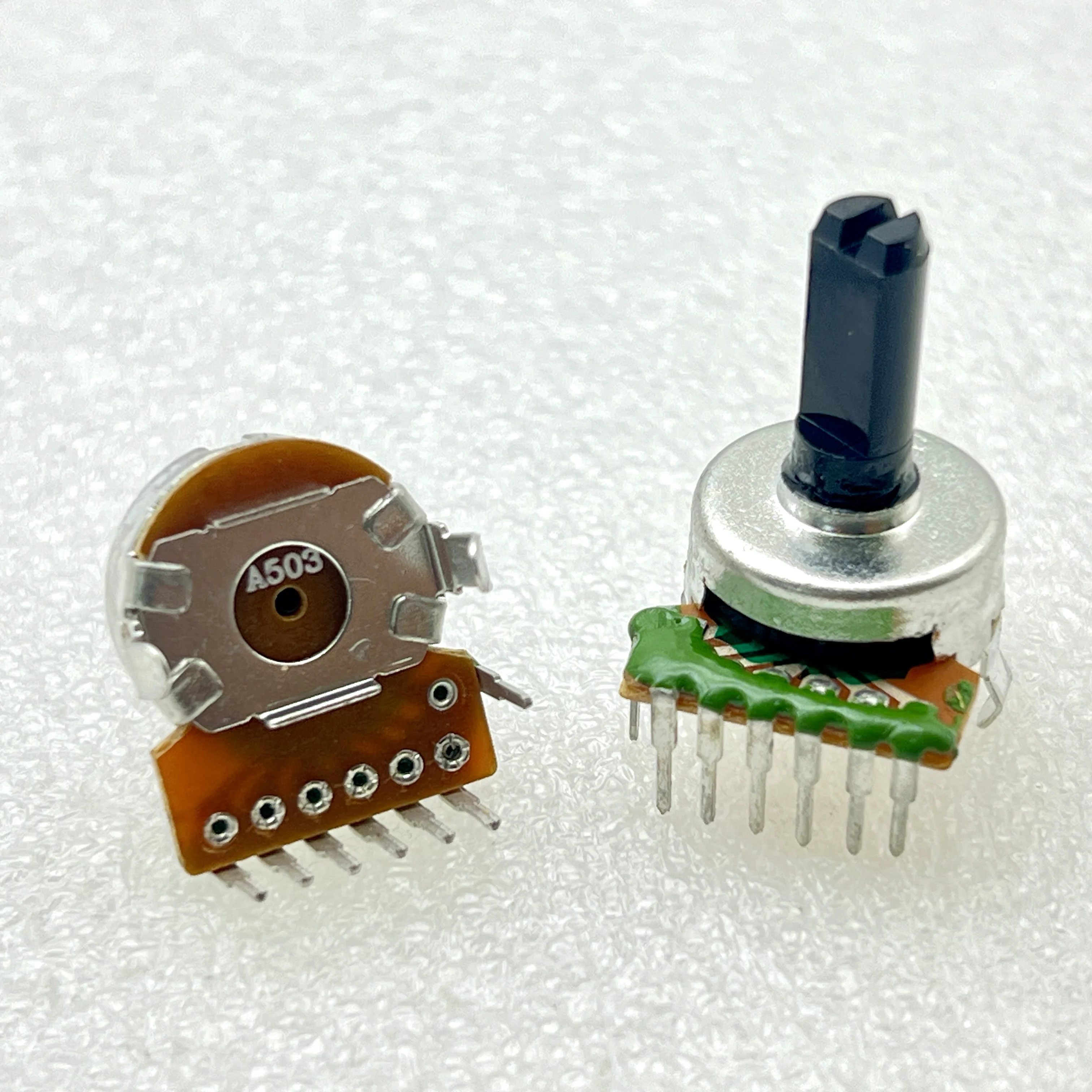 1 PCS 161 Dual A50K Volume Adjustable Potentiometer 1+6 Handle Length 15mm