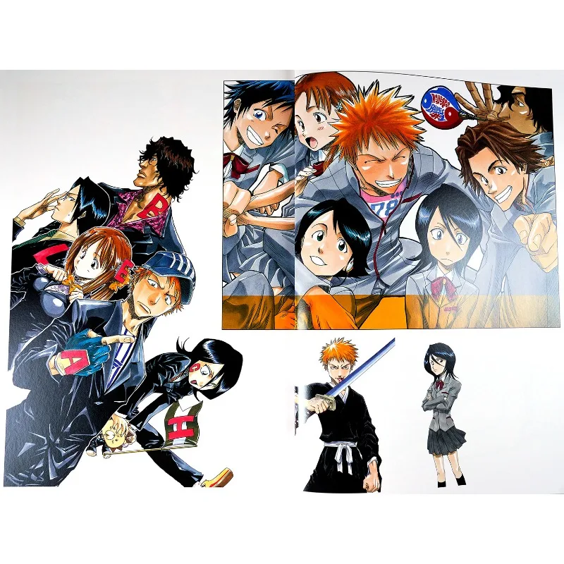 290p Bleach JET Artwork Paperback Edition Art Book Vol. 1 Soft Shell Character Storyboard Sketche Kurosaki Ichigo Kuchiki Rukia