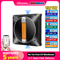 Window Cleaning Robot Liectroux YW910,Double Water Spray,Laser Sensor,Home Floor Windows Robot Vacuum Cleaner,App&Remote Control