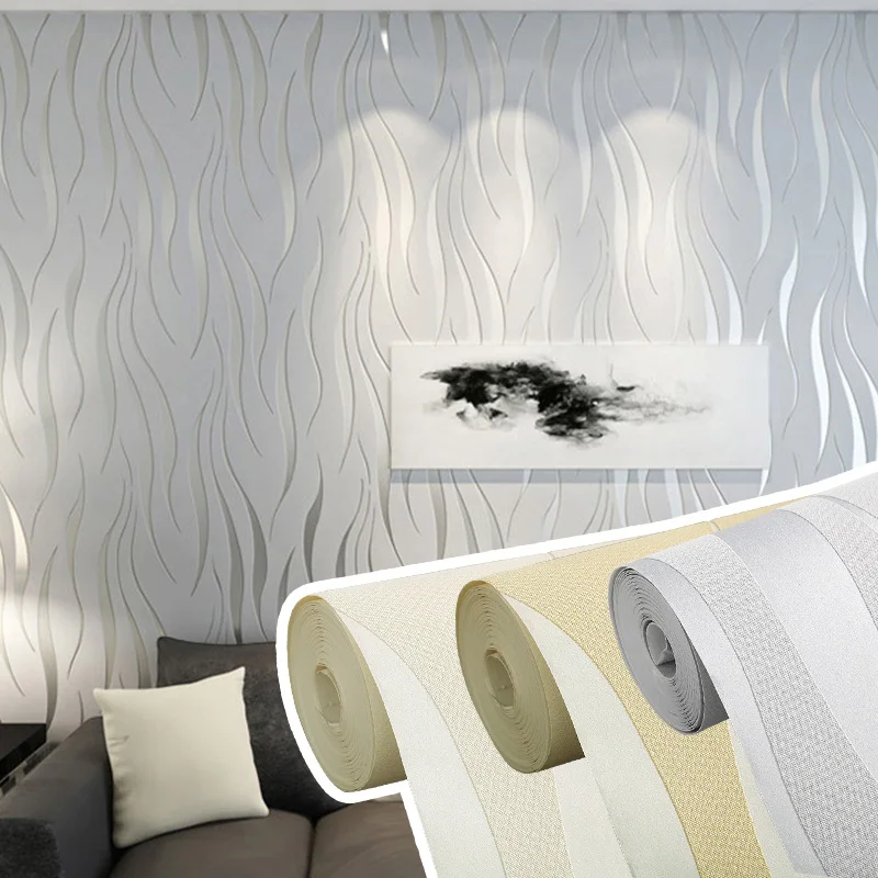 

3D Seagrass Stripes Wallpaper Self-adhesive Thickening Wall Stickers Living Room Bedroom Tv Background Stickers Home Decor