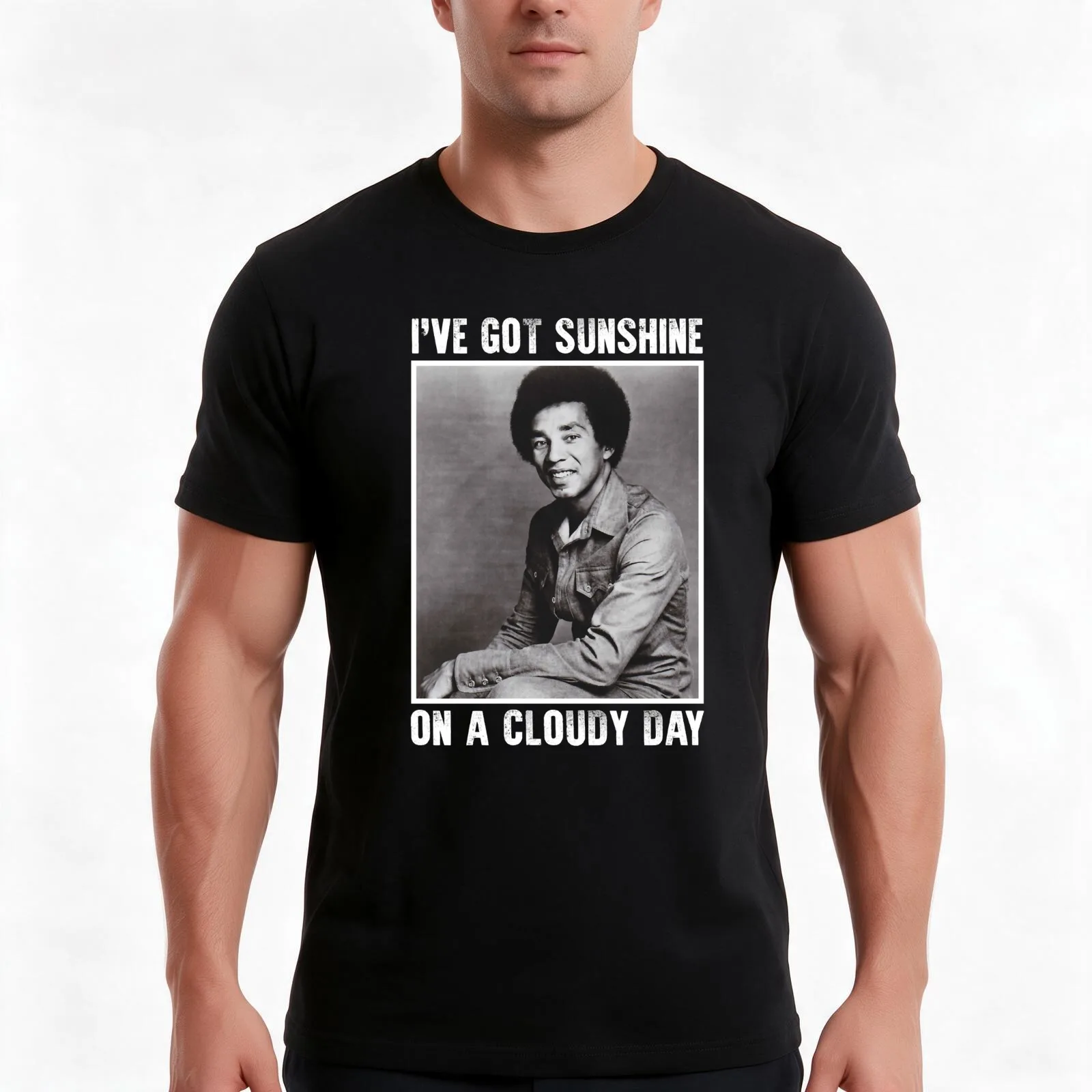 Smokey Robinson I_ve Got Sunshine On a Cloudy Day T-Shirt Summer Casual Cotton Tee Oversized Streetwear Tops Unisex Men Women