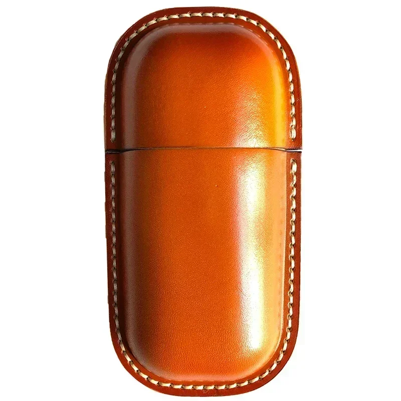 

Leather Glasses Case Vintage Capsule Organizer Sunglasses Storage Handmade Rigid Eyewear Protector Classic Design