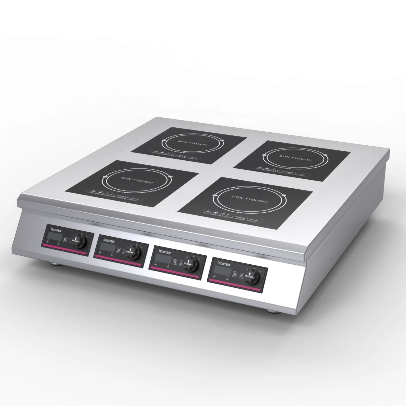 Restaurant kitchen equipment countertop electric induction cooker with 4 burner