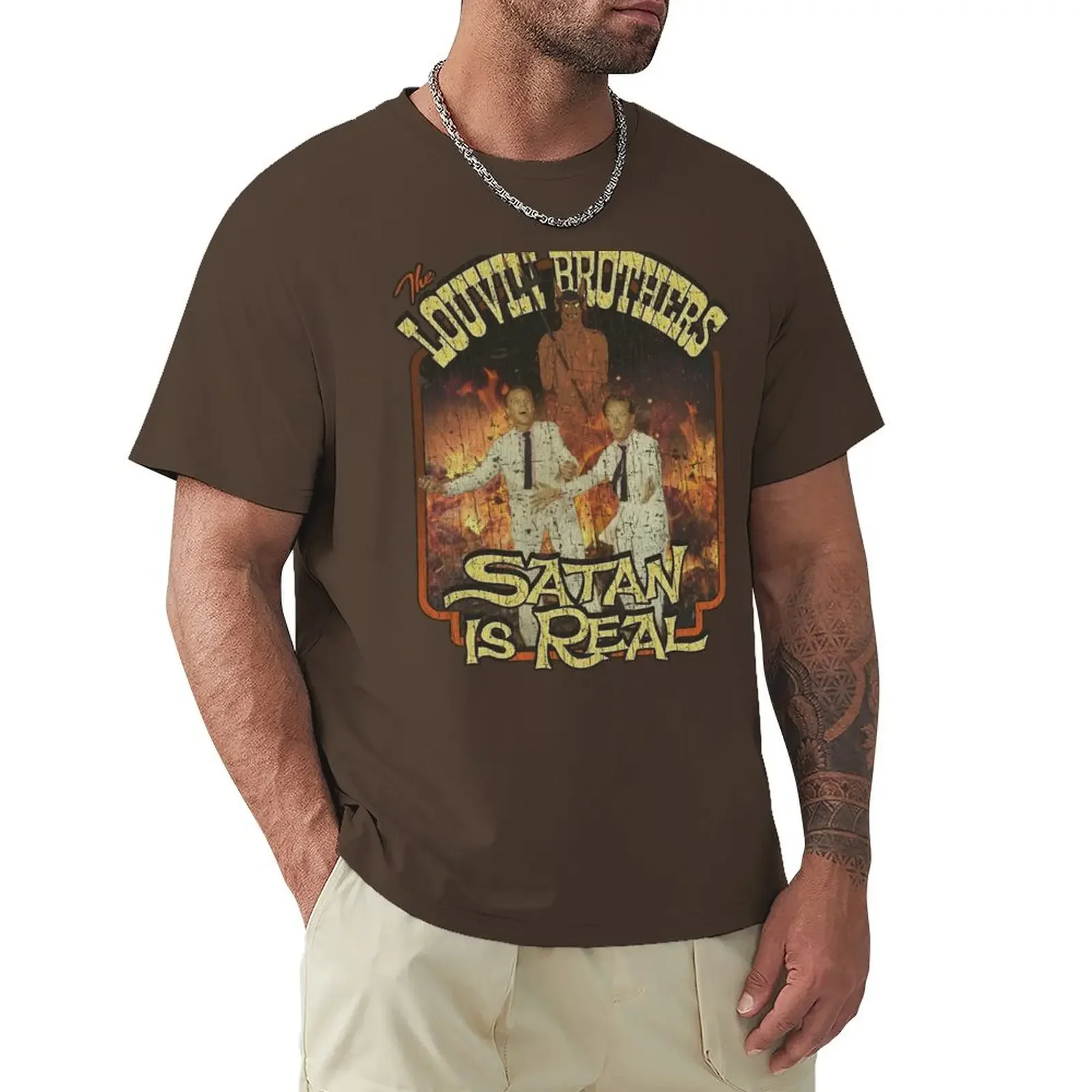 

Satan is Real 1959 T-Shirt man clothes shirts graphic tee Short sleeve tee customs mens plain t shirts