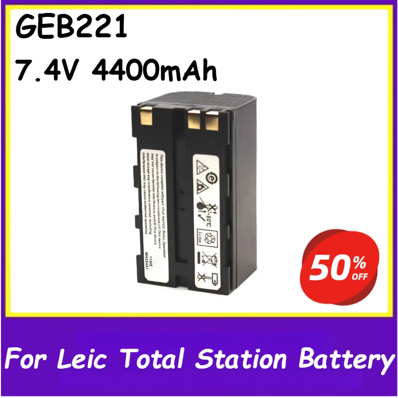 

7.4V 4400mAh GEB221 Battery for Leic TPS1200 TS02/06/09/11/15/16 Total Station GPS1200 GNSS Brand new High quality