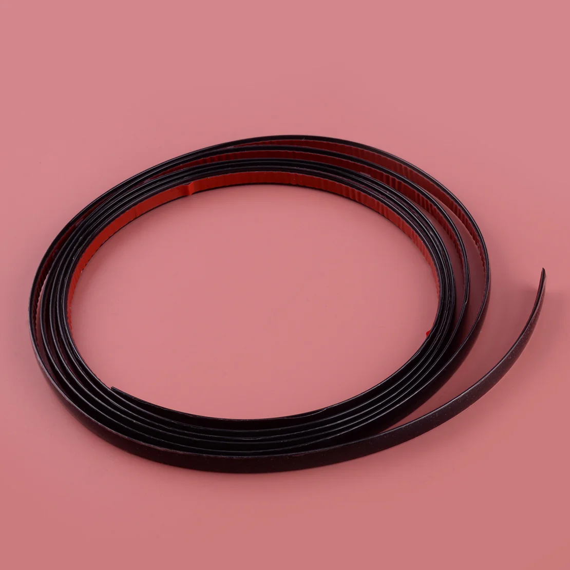 

3 м * 10 мм черная пластиковая защитная лента для боковой двери, бампера, наклейка, полоса, подходит для универсального автомобиля