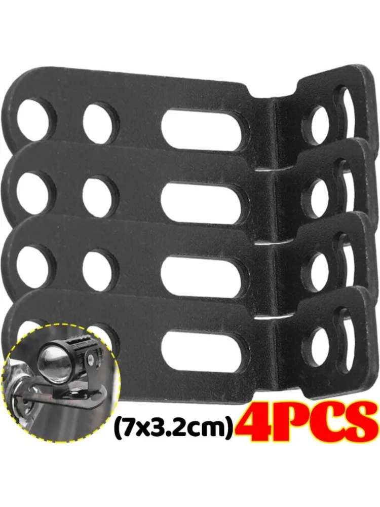 AliExpress NONE Motorcycle LED Spotlight Bracket Fog Light Mount Clamp Holder Carbon Steel for Handlebar Crash Bar Bumper Tube Electric Bike Kit