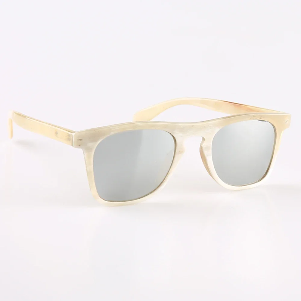

Women Sunglasses Men Unique Vintage Classic Polarized Handmade 100% Natural Horn Sunglass Man Luxury Fashion Glasses