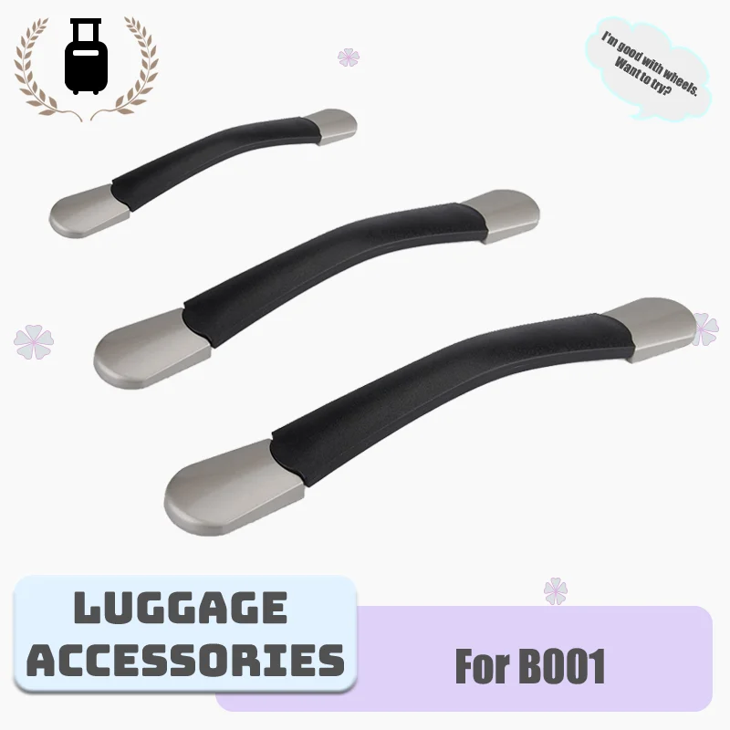 

For B001 Ultra-Flexible Travel Luggage Handle Replacement Set Shock-Absorbing Design Universal Luggage Accessory