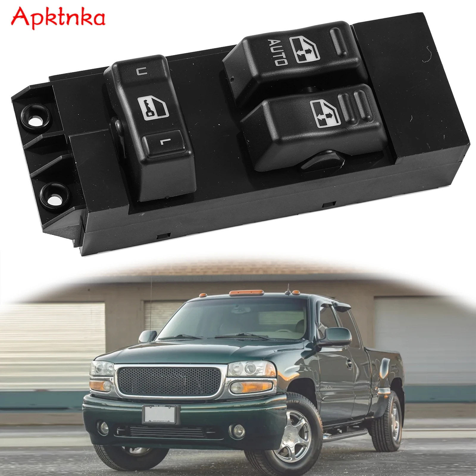 Interruptor do Elevador de Vidro Elétrico para Chevrolet Silverado GMC Sierra 1500 2500 3500, Anos 1999 2000 2001 2002, 15753934 15054161