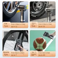 EAFC 150PSI Wireless Car Air Compressor Electric Portable Smart Car Tire Air Pump for Car Motorcycle Bike Tire Boat Ball