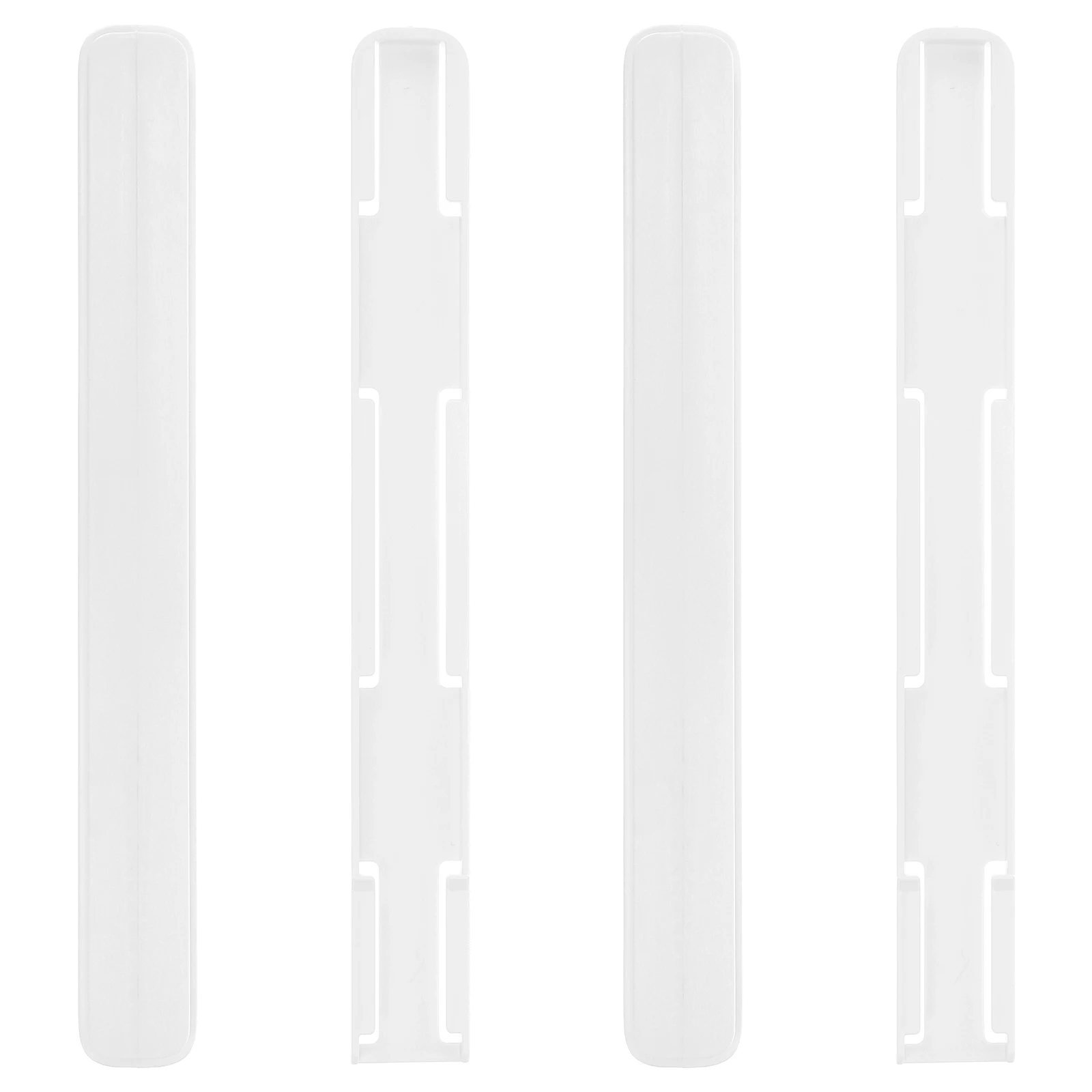 

4Pcs Useful Slide Rail Drawer Guide Slides for Drawers Cabinets and Cupboards with Strong Load-Bearing Capacity White