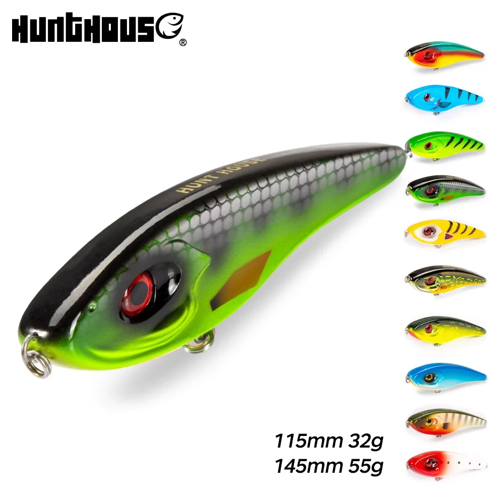 Fishing Lure Jerkbait - Hunthouse Loud Sound Jerkbait 115mm/32g 145mm/55g