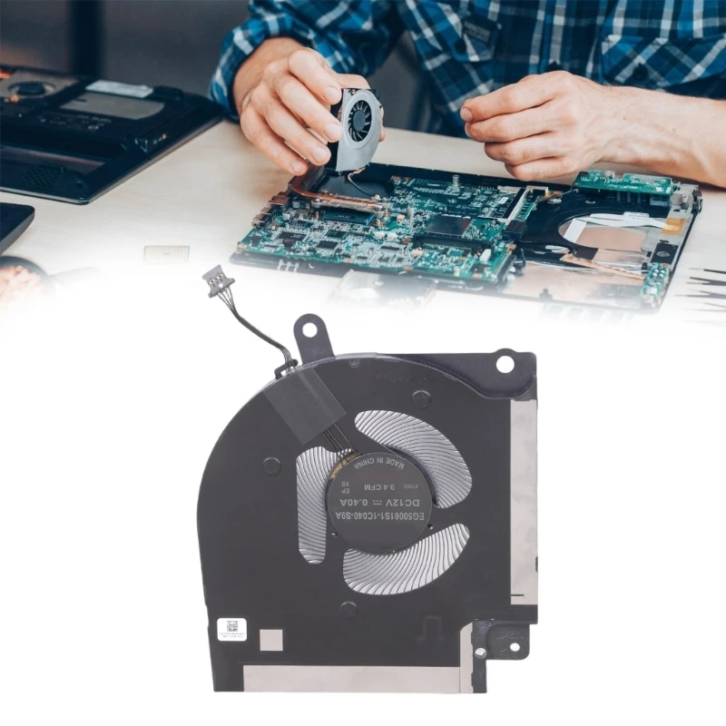 HX6A CPU Coolers Fan GPU Radiators Replacement for R2 P48E Laptop