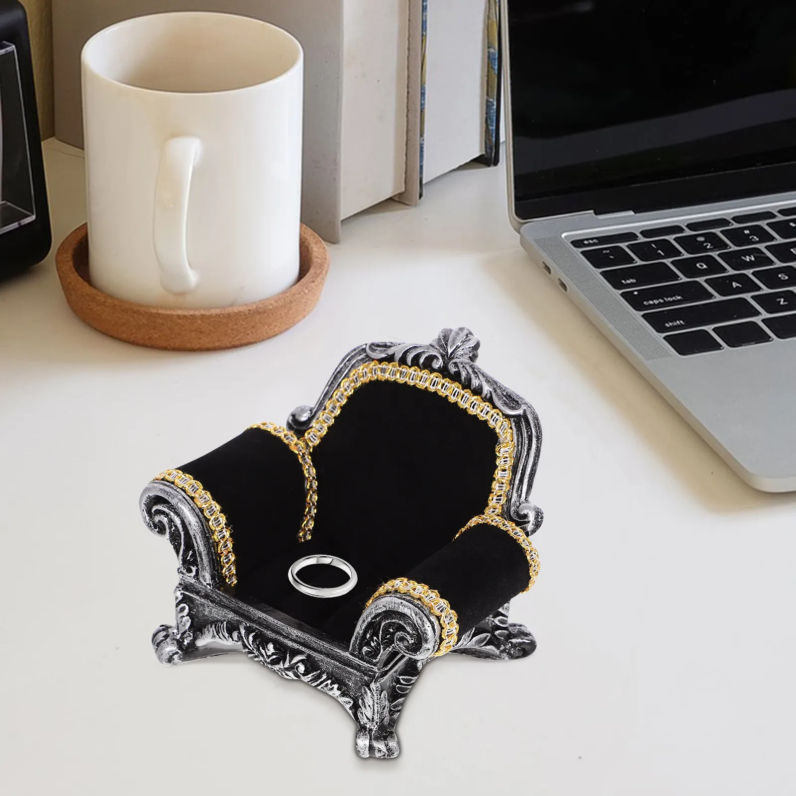 

Jewelry Storage Box Earring Display Stand Ring Organizer Bracelet Holder Stylish Minimalist Dressing Table Decor