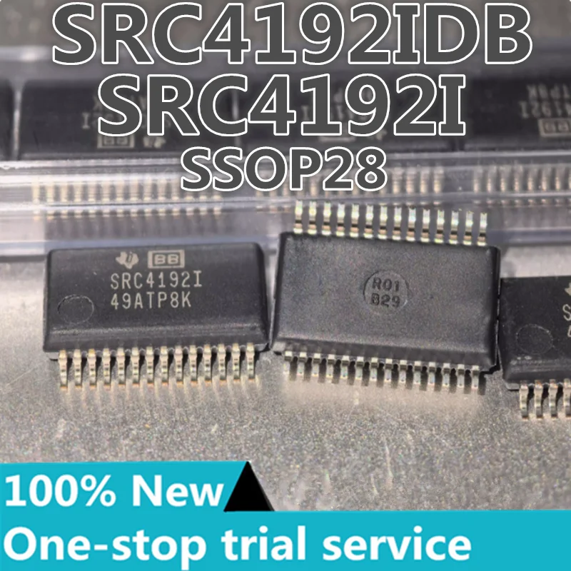 

2-100PCS %New SRC4192I, SRC4192IDB, SRC4192IDBR SSOP28 Precision operational amplifier audio interface chip