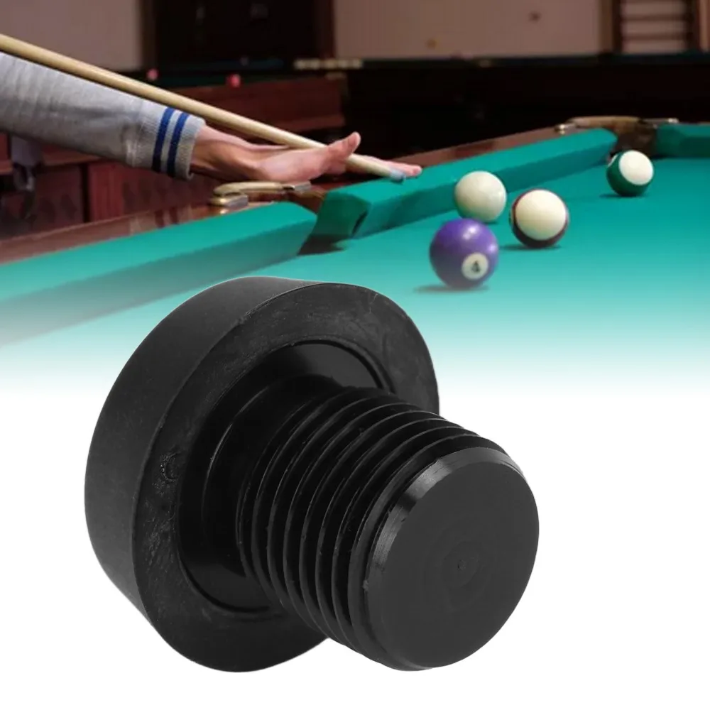 Rubber Plug Billiard Cue Back Plug Screw Wearresistant Block Butt Connected Billiard Cue Extension Bumper Aluminum for /Mezz