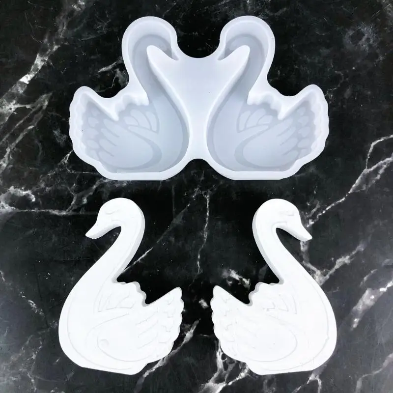 

Desk Ornament Mould Flexible Silicone Mold for Animal Figurine Shaped Decoration Gypsum Mold Jewelry Making Supplies 964A