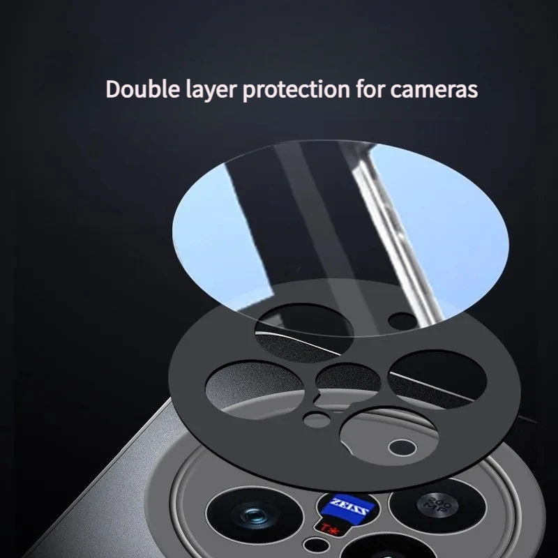 حافظة هاتف مغناطيسية عالية الجودة لهاتف Vivo X200 Pro x200 Promini حماية عدسة أنيقة مع تشطيب غير لامع وشحن لاسلكي