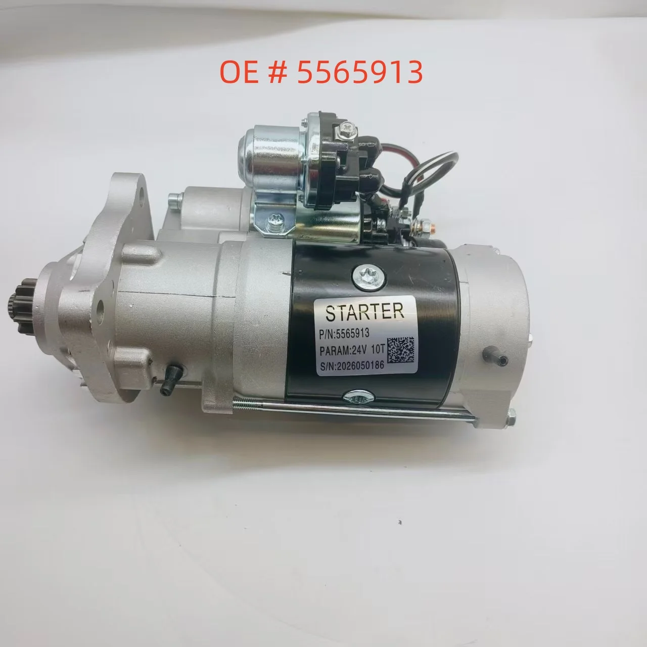 High quality Brand New 24V 6KW 10 5565913  Starter Motor Diesel Engine Genset Spare Parts Teeth for Dongfeng Cummins