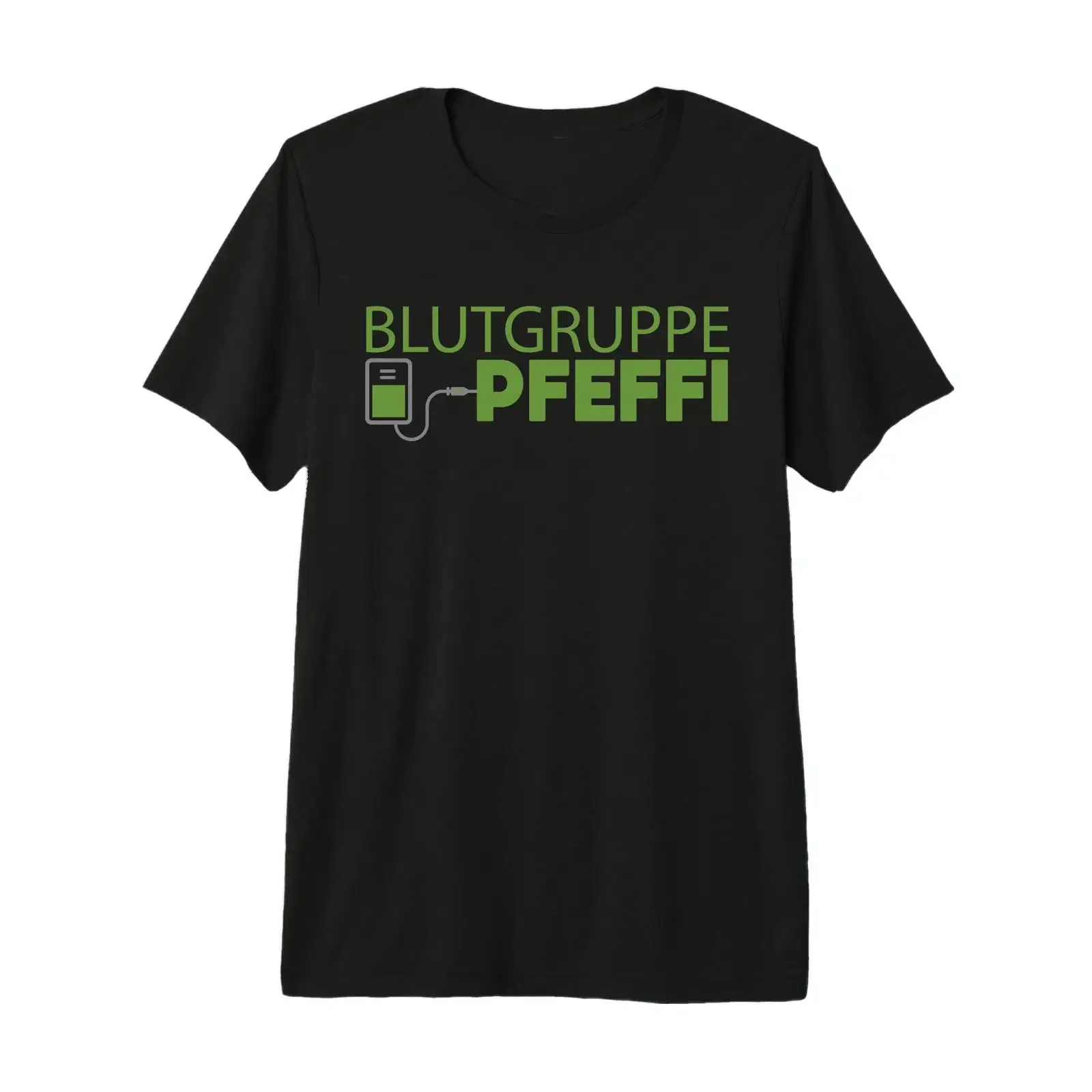 Peppermint Schnapps Party Blood Type Pfeffi Premium T Shirt vintage Washed Stylish Top For Everyday Wear Stretched homme