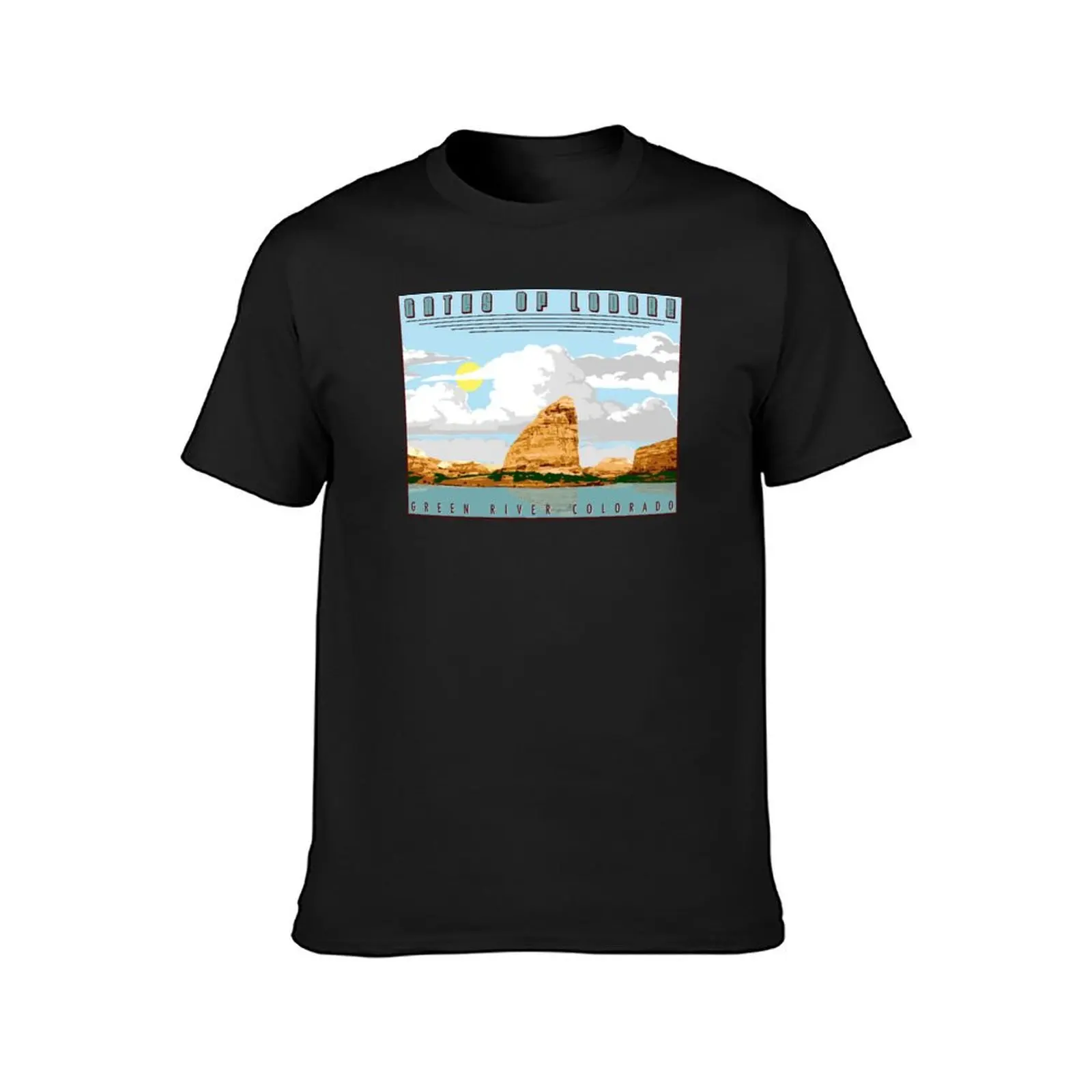 Gates of Lodore Green River Colorado T-Shirt customs plain heavyweights funny t shirts for men