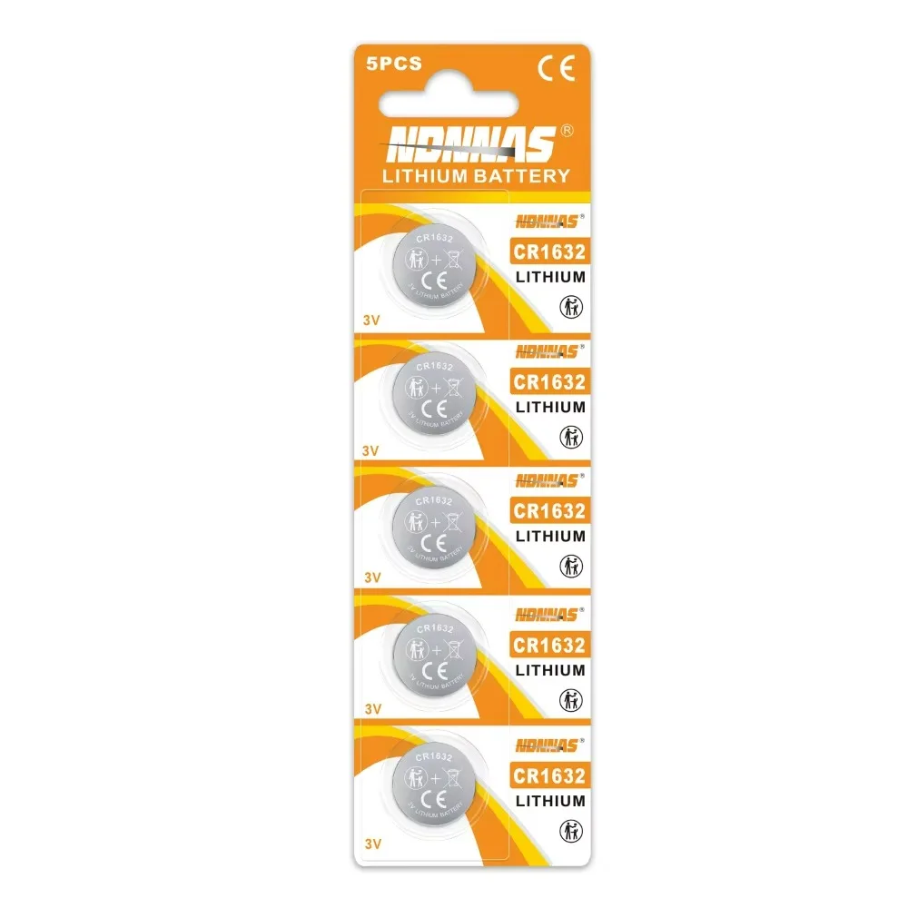 5-50PCS 3V CR1632 Battery CR 1632 Lithium Battery DL1632 BR1632 KCR1632 ECR1632 For Car Remote Control Watch Button Coin Cells
