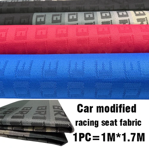 Imagen 2 del producto JDM-funda universal para asiento de coche de carreras, decoración de tela para coche, accesorios interiores, 1m x 1,7 m