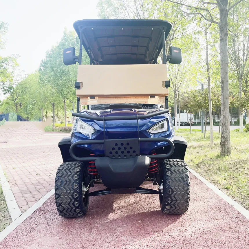 2024 Golf Carts Electric Lithium Design Storage Battery 72V  Motor 4 Wheel Drive Club Car Electric Golf Kart